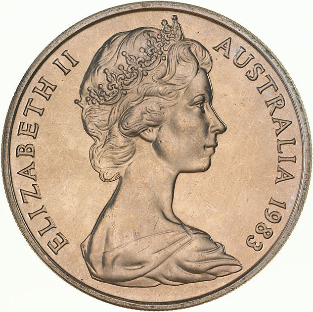 Australia 1983 20 cent obverse