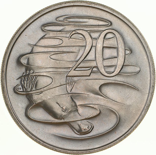 Australia 1983 20 cent reverse