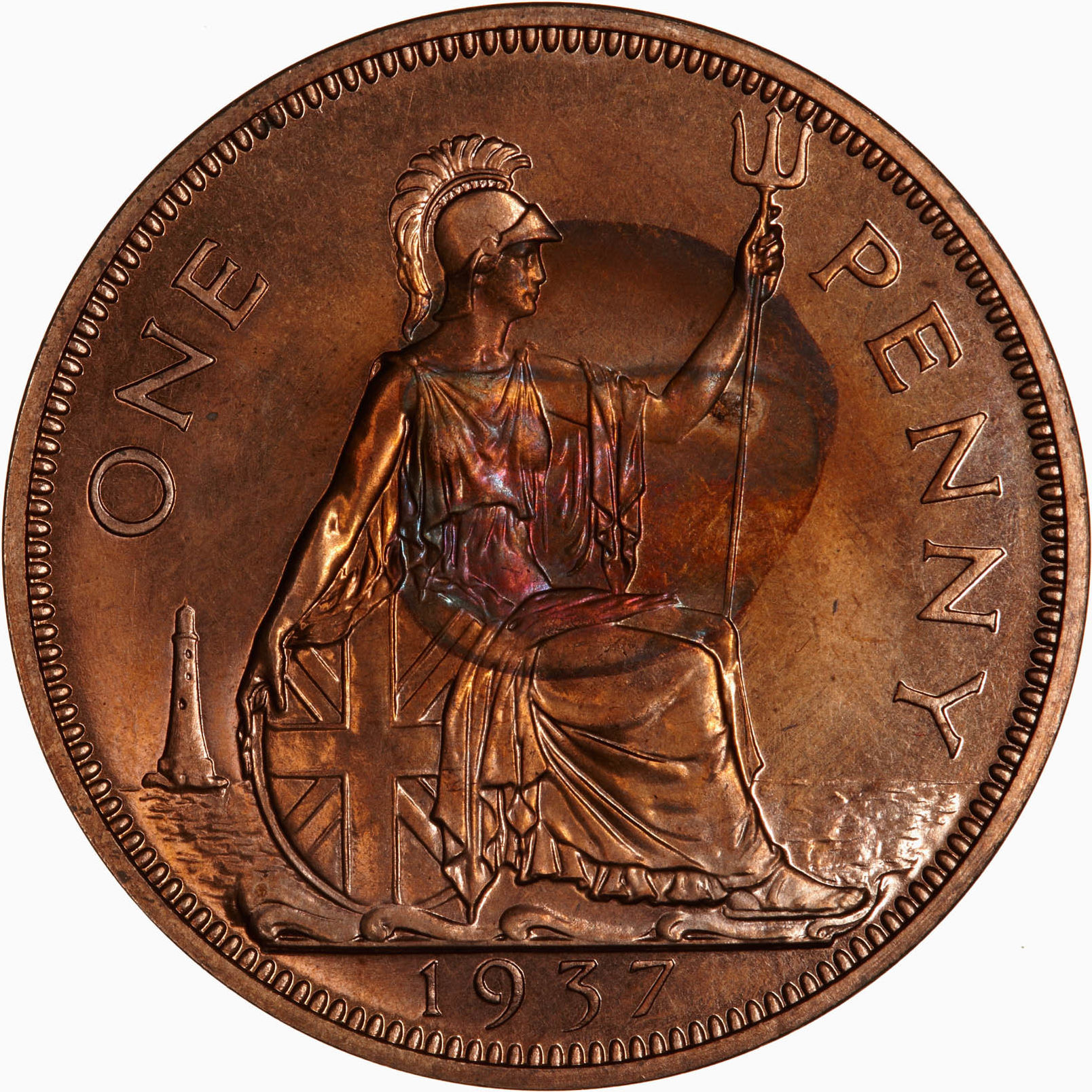 1937 Penny reverse B